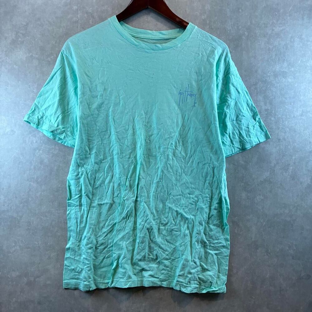 Unbranded Men's Green and Blue T-shirt